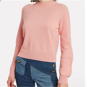 Rag & Bone Logan Cashmere Pink Crewneck Sweater | XS | Luxury Knit